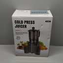 Juicer Machines with 5.8" Large Chute, 2-in-1 Cold Press Juicer for Whole Vegetables Fruits 400W, Masticating juicer Easy to Clean Juice Extractor Machine for Making Nut Mike, Juice, Premium Gray