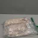 Trendy Queen Women's Wide Leg Drawstring Pants with Pockets (Large, Beige)