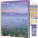 bloom daily planners 2026 Planner (January to December) - 8.5 x 11 Weekly & Monthly Dated Agenda Organizer Book with Stickers & Tabs - Flexible Soft Cover - Mystical Mountains