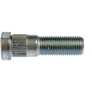 Dorman 610-502 M14-1.50 Serrated Wheel Stud with Clip Head - 16.02mm Knurl, 50mm Length Compatible with Select Chrysler/Dodge Models, 7 Pack (Made in USA)