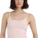 Organic Basics Womens Core Organic Cotton Cropped Singlet Camisole Top (Medium, Soft Blush)