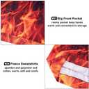 8 x Ahegao Mens Hoodies Novetly Sweatshirts for Man 3D Graphics Pullover with Pockets S-4XL (XL)