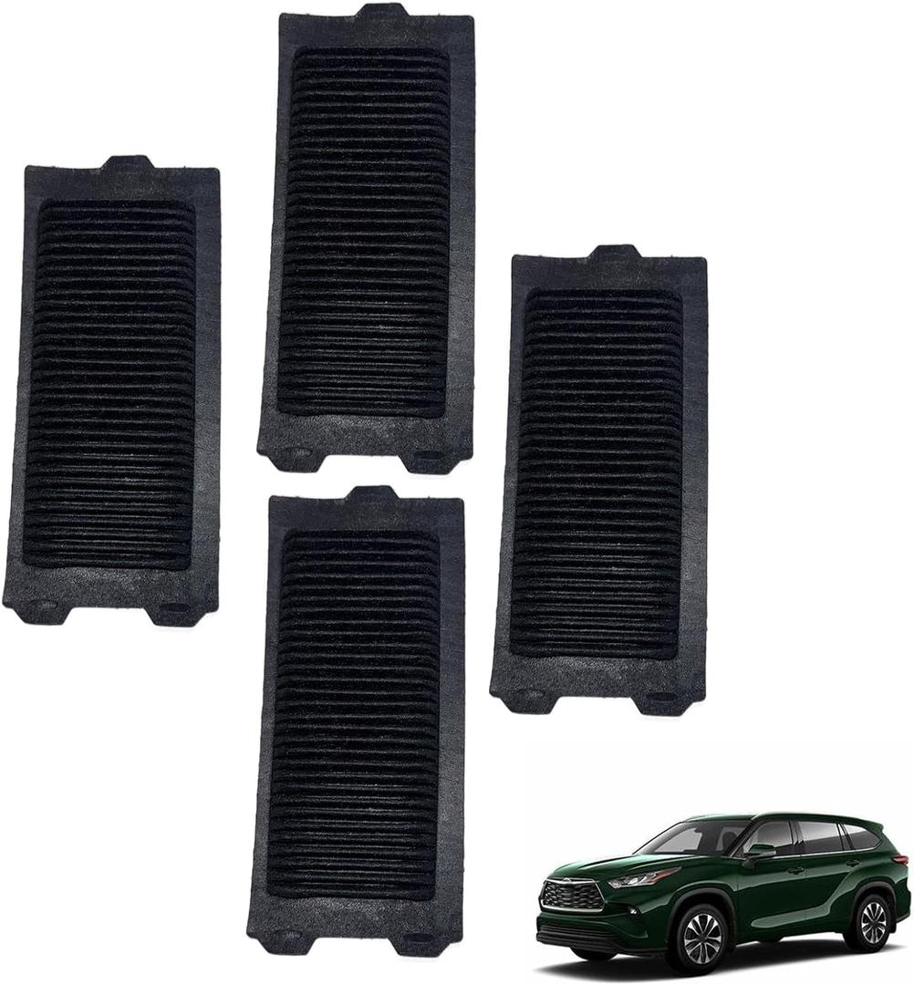 4Pcs G92DJ-47020 G92DJ-48020 HV Battery Cooling Air Intake Filter Screen Fit for Highlander Hybrid Battery 2016-2024 G92DJ47020, G92DJ48020