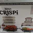 Ninja Crispi 4-in-1 Glass Air Fryer | 450F | Non-Toxic | 4QT & 6-Cup Glass Containers w/Lids | Microwave, Freezer, Dishwasher Safe | Max Crisp, Air Fry, Bake, Recrisp | Stone | FN101ST