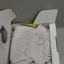 Amazon Essentials Unisex Babies' Non Slip Grip Ribbed Ankle Socks (12-24 Months, White)