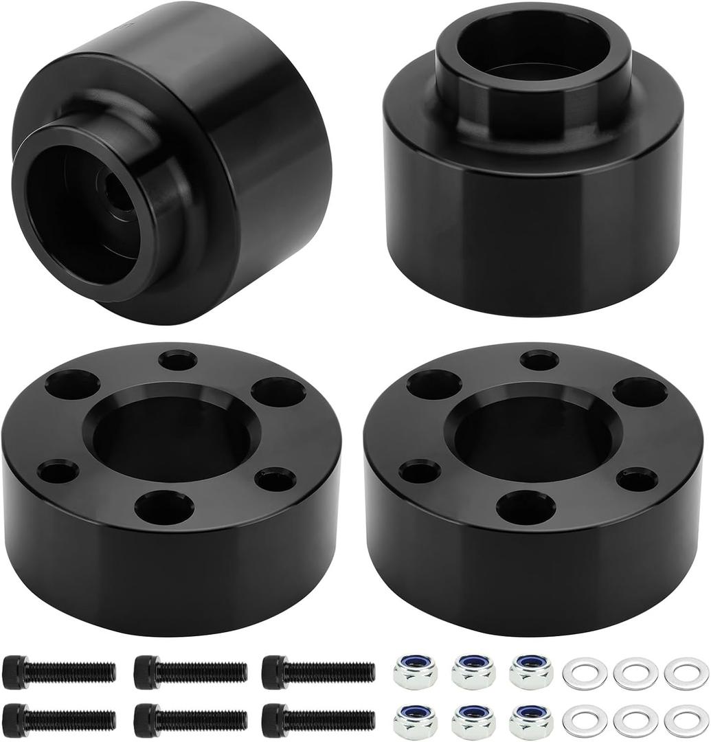 AEagle F3 & R2 Leveling Lift Kit for 2009-2019 Dodge Ram 1500; 2020-2023 Ram 1500 New Body Style, Front & Rear Forged Aluminum Strut Spacers