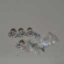 CEYMIO Crystal Drawer Knobs Cabinet Knob Antique Drawer Pulls, Kitchens Closet Dresser Drawers Cupboard Wardrobe Vintage Tiradores para Gabinetes De Cocina, Crystals Clear Champagne Bronze Base