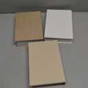 Tioncy 3 Pcs Fake Book Box Neutral Linen Book Box Decorative Faux Prop Storage for Farmhouse Home Decor shelf Table Card Photo DIY Keepsake Gift(8.6 x 6.1 x 1.8 Inch,Multicolor)