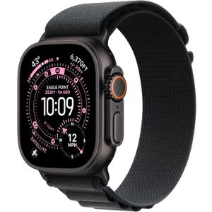 Apple Watch Ultra 3 [GPS + Cellular 49mm] Running & Multisport Smartwatch w/Rugged Titanium Case w/Black Alpine Loop - L. Satellite Communications, Advanced Health & Fitness Tracking