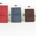 Leather Journal Notebook - Genuine Leather Journals for Writing 5x7.1 Inches, Vintage Journal for Women and Men, Artist,Travel Journal,Brown