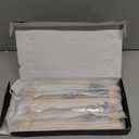 Asidrama 6 Pack 3 Inch(76mm) Brushed Brass Kitchen Cabinet Handles, Gold Cabinet Pulls Kitchen Cabinet Hardware for Cupboard Drawer Pulls (3" Hole Center)