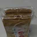 100 PCS Stand Up Pouches, 4 x 6 inch Kraft Paper Food Bags with Clear Window, Reusable Zipper Food Storage Bags Resealable Pouches for Foods, Coffee Beans, Snacks