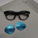 Upgraded Ai Smart Glasses With Camera, 800w Anti-Shake Camera Glasses, Real-Time Translation, Ai Object Recognition, Voice Assistant, Blue Light Glasses Suitable For Business, Travel And Outdoor Use (Black Eyeglass Frames/Blue Light Blocking Lenses)