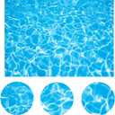 LYWYGG 7X5FT Swimming Pool Photography Backdrops Water Wave Ripple Newborn Child Baby Shower Birthday Party Background Photo Studio CP-220