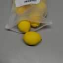 12pcs Artificial Lemons - Yellow Fake Lemons Faux Fruit for Home Kitchen Table Fruit Bowl Cabinet Party Xmas Decor