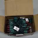 Red Christmas Lights Indoor Outdoor, 33 FT 150 Count Incandescent Mini String, 120V UL Certified Green Wire for Xmas Tree, Wreath, Patio, Holiday, Party, Home, Garden Decorations