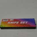 Knife Set, 12-PC Colorful Kitchen Knife Set, 6 Sharp Kitchen Knives with Covers for Cooking, Cutting&Chopping (Beige)