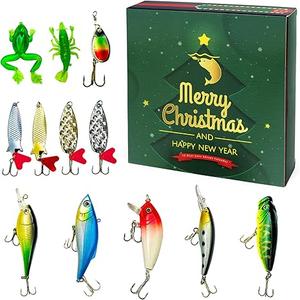Christmas Advent Calendar 2025 Fishing, 12 Days Countdown Calendar for Adults, Christmas Gifts for Father, Grandfather