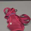 rabbitgoo Dog Harness Small Sized and Leash Set, Step in Soft Light Puppy Vest, Breathable Mesh Pet Harness, Reflective for Safe Easy Walking, Rose Red M (M (Chest: 16 - 18.5"))