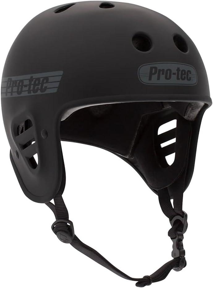 Pro-Tec Full Cut Certified Skate Helmet (Large, Matte Black)