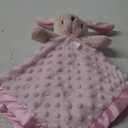Pro Goleem Loveys for Babies Bunny Security Blanket Baby Girl Gifts Newborn Soft Pink Lovie for Infant and Toddler Snuggle Toy Stuffed Animal, Pink 16 Inch