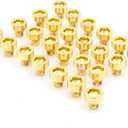 RTrhinoTuning 50pcs Wheel Rim Rivets for 7.5mm/0.3in Hole Replacement Wheel Lip Rivets Nuts ABS Plastic Gold Wheel Rim Lip Rivets Nuts Replacement Rivets Universal Yellow