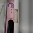 Go Brush Pro 2026 Hair Straightener Brush 300 Million Negative Ionic Portable Cordless Hair Straightener for Women with 4 Temps Fast Heating MCH Ceramic Coating Smooth Frizz - Free Hair Gift for Women