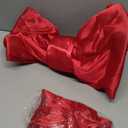 Christmas Tree Topper Bow, 59.06x19.69 Inch Giant Bow with Long Streamers, Red Bows Christmas Decorations for Xmas Tree Holiday Party Wedding Arch(Satin)