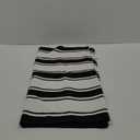 KOZYFLY Black and White Striped Outdoor Rug 4x6 Ft Area Rug Washable Indoor Outdoor Rug Hand Woven Cotton Door Mat Outdoor Carpet for Front Door Entryway Patio Porch Living Room