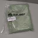 Veblandy Rectangle Tablecloth Waterproof Linen Textured Table Cloth Stain and Wrinkle Resistant Washable, Decorative Fabric Table Cover for Dining, Party and Camping (Sage Green, 52 * 70)