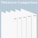 50 Sheets 148lb White Cardstock, 8.5" x 11", Extra Heavy Duty Bright White Paper for Card Base DIY Craft Card Making, 148LB Cover 400 GSM