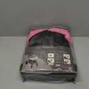 Tadpoles Quilted Stroller & Car Seat Cover - Black & Pink | 27" x 20" x 2" | Made of 100% Super Soft Microfiber Polyester | Warm, Gentle & Durable | Ideal for Use as a Stroller Cover & Car Seat Cover (Light Grey)