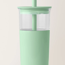 REDUCE 20 oz Aspen Glass Tumbler Matcha Teal