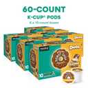 The Original Donut Shop Duos Coconut + Mocha Coffee, Keurig Single Serve K-Cup Pods, Medium Roast Coffee, 60 Count, (6 Packs of 10) (EXP 06/22/28)