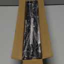 CorkLatta Black Shower Curtain Rod 31 to 80 Inch,1 Inch Diameter Adjustable Spring Tension Stainless Steel Telescoping Rod,Easy Install,No Rust