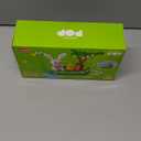 JAKI Easter Bunny & Chick Egg Hunt Building SetSpring Animal Model with Movable Ears & Rotating Tree, Festive Decor & Perfect for Kids & Families