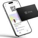 Blinq Digital Business Card - NFC Card - Instant Share via Tap - Compatible with iPhone & Android (Black)