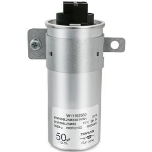 W11395618 W10625046 Washer Motor Run Capacitor Compatible with Whirlpool maytag Kenmore Crosley Inglis etc (Some Models), Replace Number: W10866250 W11158831 W10843769 W11162560 WPW10625046 etc