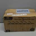 Cereal Container Set, MCIRCO Airtight Food Storage Containers ((4L /135.2oz) Set of 6, Cereal Dispensers with Measuring Tools (Black)