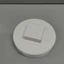 PVC Cleanout Plug, 6" Inch NPT Male Threaded Flush Sewer Cleanout Cap Cover Adapter PVC DWV Pipe Fitting Attached to Sewer and Drain Pipe for Plumbing Drainage Piping Systems