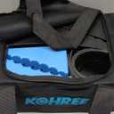 Kohree RV Leveling Blocks, Up to 35,000 lbs, Upgrade 2 Packs Sturdy RV Curved Levelers with 2 Blue Chocks, 2 Non-Slip Mats, 1 Carrying Bag, Camper Leveler for Travel Trailers, 4" Max Leveling Height