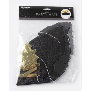 4 x NYE Paper Hats 4PK