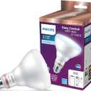 Philips Reflector 7.2W (Eq.65W) BR30 E26 Smart Wi-Fi Tuneable White Light Bulb Powered by WiZ with Bluetooth (4-Pack)