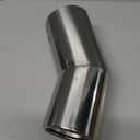 Car Stainless Steel Exhaust Tips Fit 0.75 to 1.5 Inch Car Exhaust Pipe Modification Tail Throat Tail Pipe Steel Exhaust Tips Finish Tailpipe