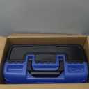 Flambeau Outdoors 6383FB 3-Tray Tackle Box - Classic Fishing Lure Storage Organizer, Large Portable Tackle Box, 32 Tray Compartments, Frost Blue/Black