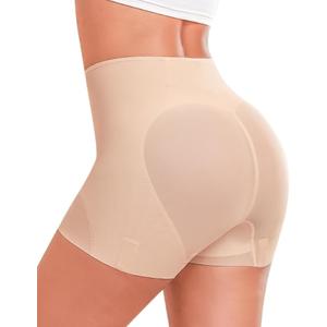 Buensam Nude Shorts Butt Lifting Panties for Women, Body Shaper Shorts Shapewear Tummy Control, Slip shorts for Under Dresses, Preventing Rolled Hems