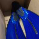 Cressi Adult Snorkeling Fins with Self-Adjustable Comfortable Full Foot Pocket - Perfect for Traveling - Agua 43/44