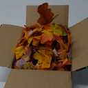 DearHouse 2 Pack Fall Maple Leaf Garland - 5.9Ft/Piece Hanging Vine Artificial Autumn Foliage for Thanksgiving, Home, Wedding, Fireplace, Party, Christmas Decor (Light Orange)