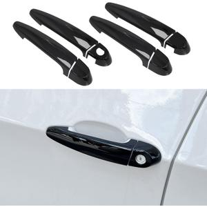 YINGTUU for BMW 118i 120i 320i 323i X1 X3 X5 X6 328i 335i 435i 440i Accessories Exterior Door Handle Cover Protection - Black