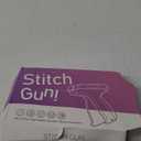 Stitch Gun for Clothes, Stitchy Quick Clothing Fixer, Micro Tagging Gun for Clothing, Mini Sticky Sewing Gun, Stichy Fix Gun, Includes 6 Needles, 1 Scissors, 2000 Black & 2000 White Fasteners (Pink Yellow)